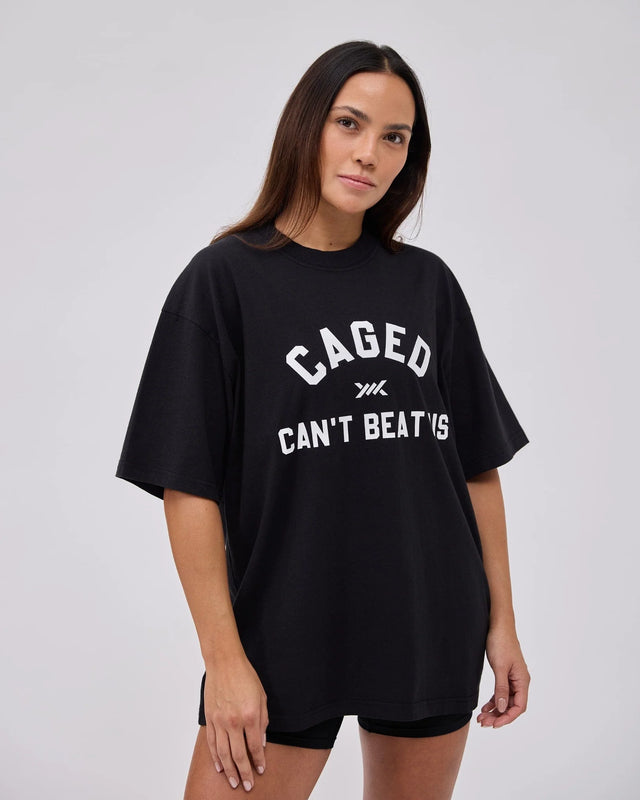 Tricou Caged Club – Negru