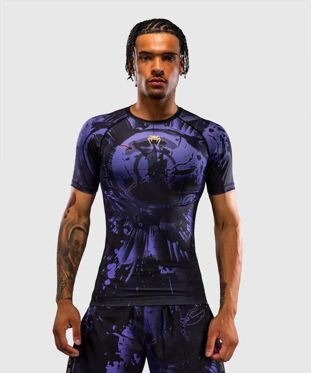Venum Rashguard x Jujutsu Kaisen Gojo Kurzarm – Lila