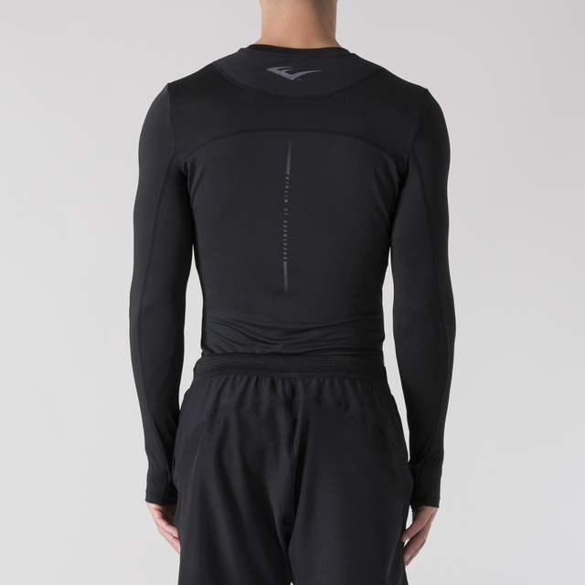 Rashguard Everlast Długie Rękawy – Czarny