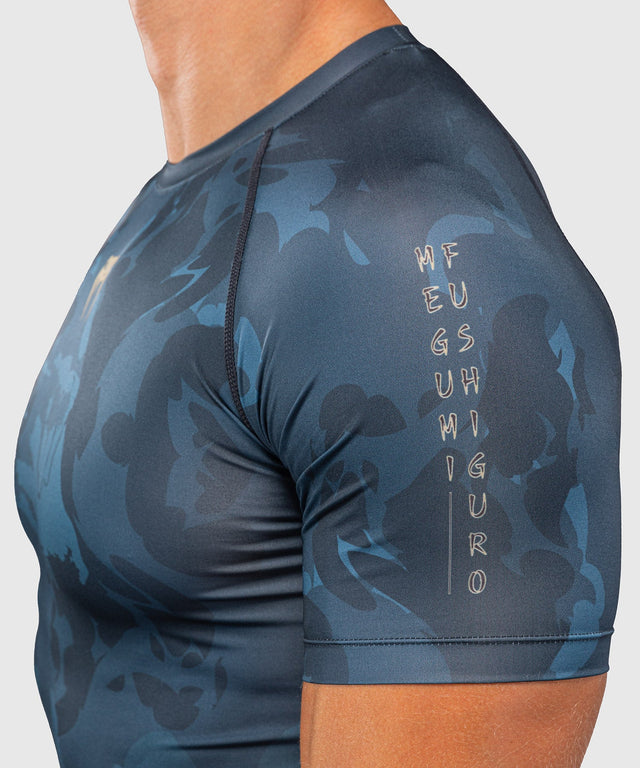 Rashguard Venum Fushiguro Krótki Rękaw – Niebieski