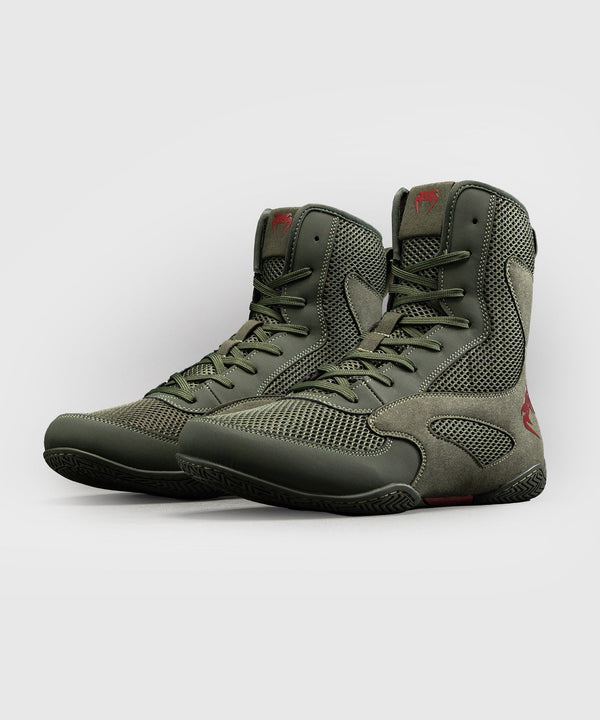 Venum Boxschuhe Contender – Khaki/Rot