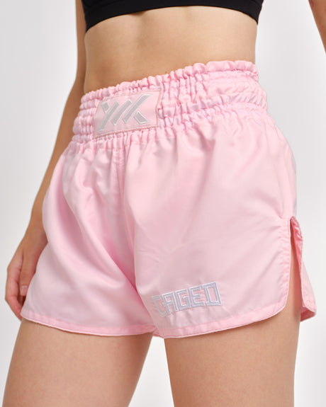 Caged Muay-Thai-Shorts Classic – Baby Rosa Damen
