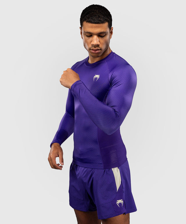 Rashguard Venum x Roger Gracie Academy Manches Longues – Violet