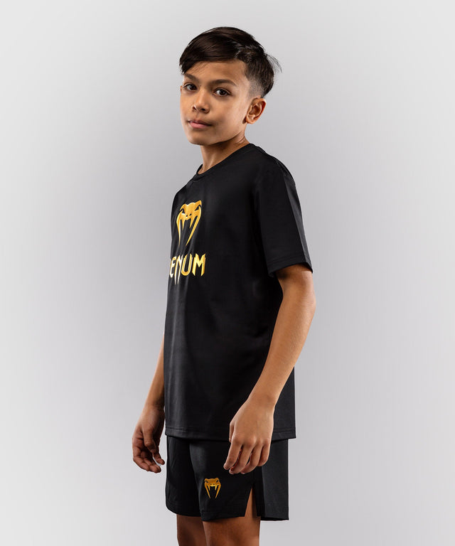 Tricou Venum Classic Dry Tech Copii – Negru/Auriu