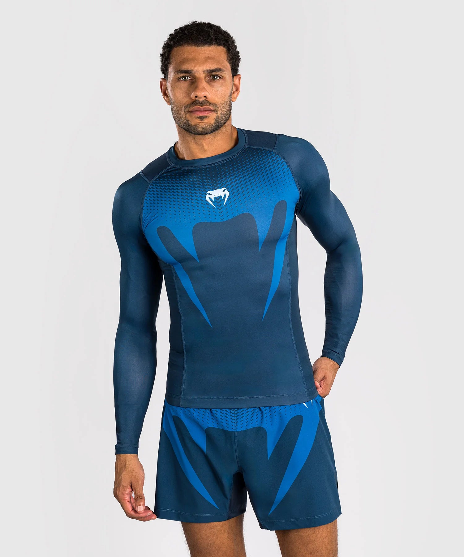 Venum No Gi Rashguard Långa ärmar - Blå