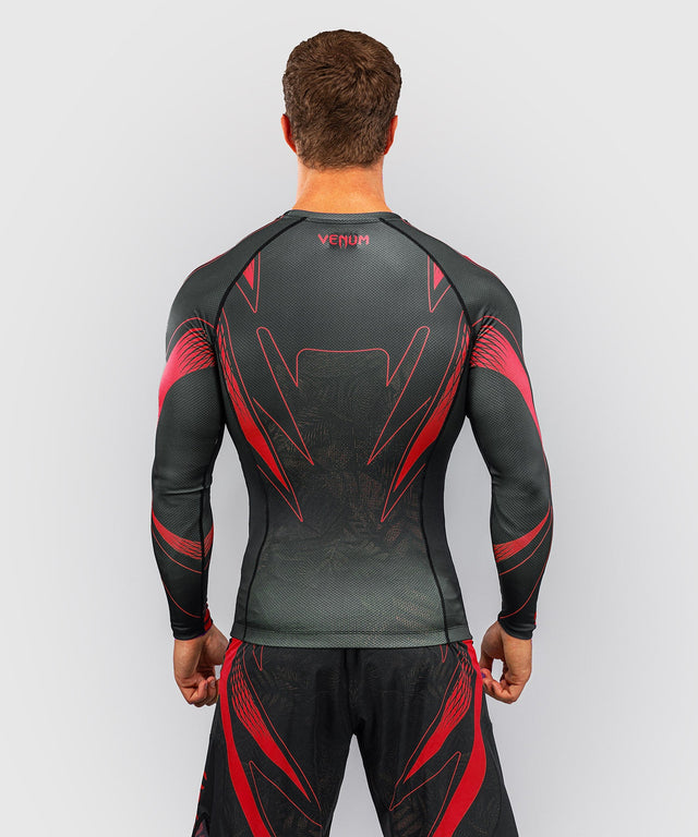 Rashguard Venum Amazonia Reborn dlouhé rukávy – Černá/Červená