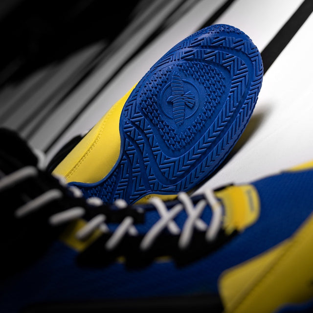 Botas de boxe Hayabusa Talon – Azul/Amarelo