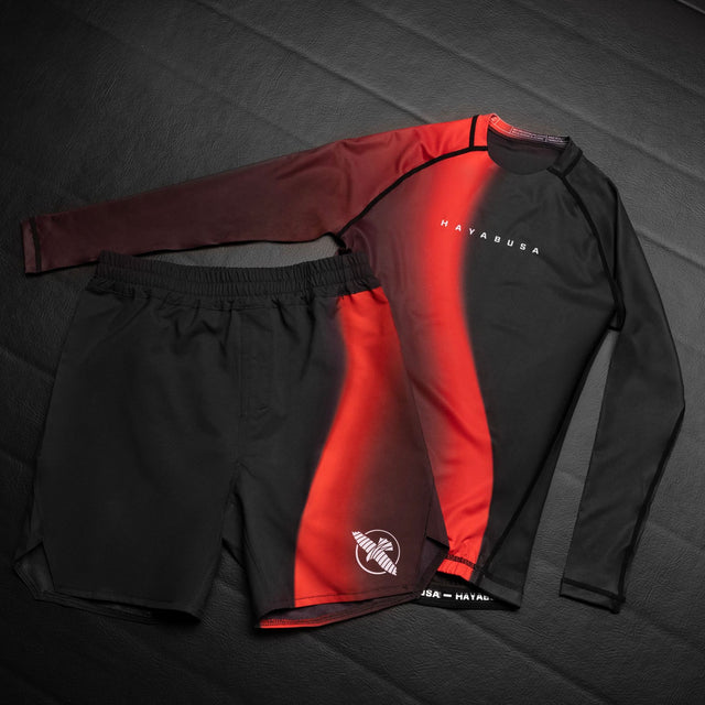 Rashguard Hayabusa Apex Nova Manches Longues Enfant - Rouge
