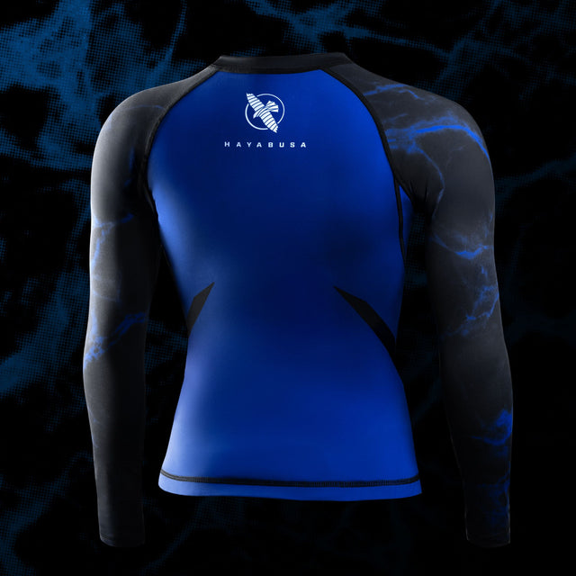 Hayabusa x UFC BJJ Rashguard Krátké Rukávy Dámské – Černá/Modrá