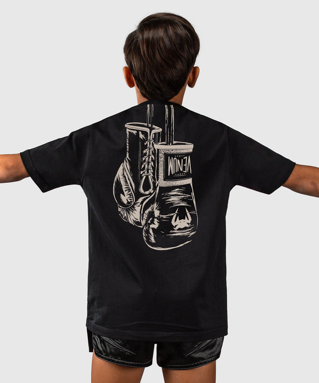 Camiseta Venum Fight Icon Niños – Negro