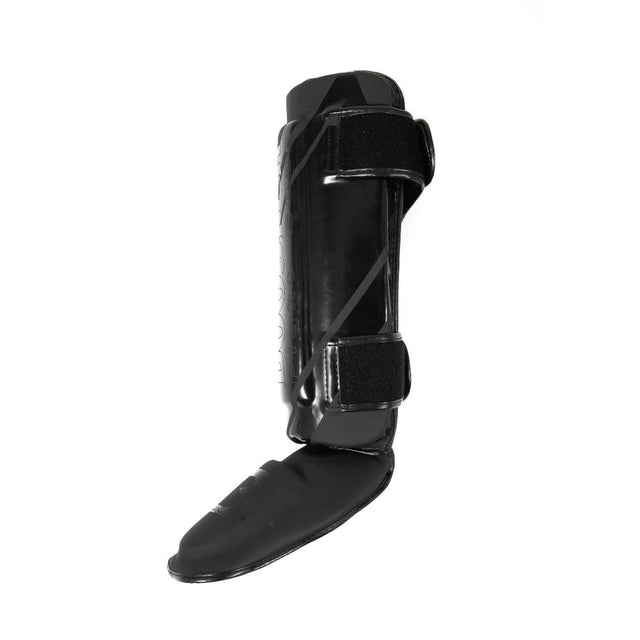 Booster Kickboks Scheenbeschermers Thai Striker V2 - Zwart/Zwart