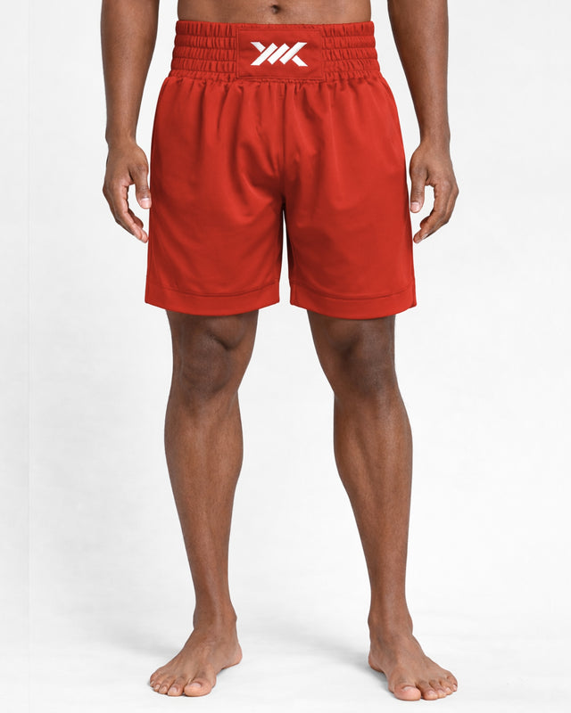 Shorts de boxe Caged Classic – Rouge