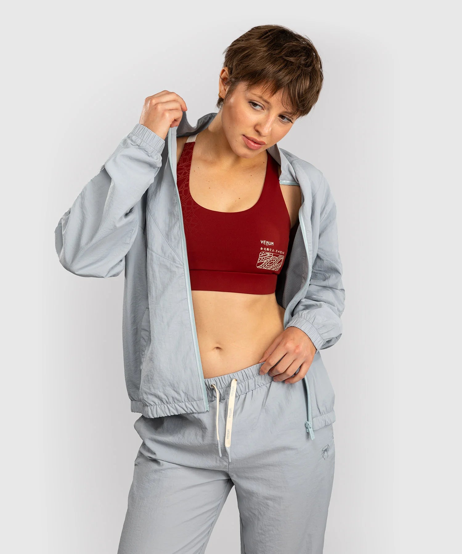 Venum Dames Trainingsjack Vectra - Storm Blauw