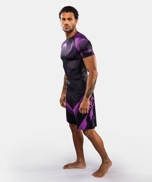 Rashguard Venum No-Gi 6.0 Maniche Corte – Nero/Viola
