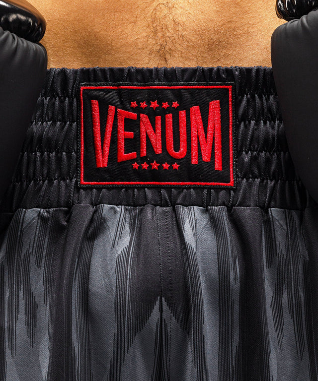 Pantaloni scurți de box Venum Demon – Negru/Gri
