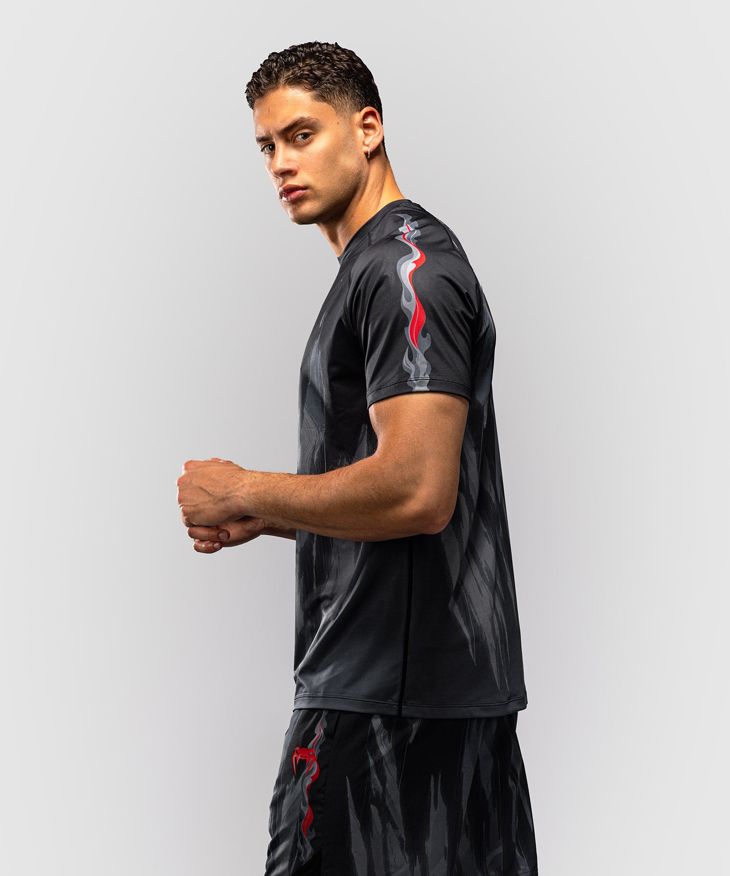 Venum T-Shirt Demon Dry Tech - Sort/Grå