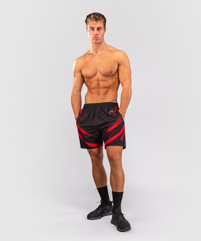 Pantaloni scurți de antrenament Venum Amazonia Reborn – Negru/Roșu