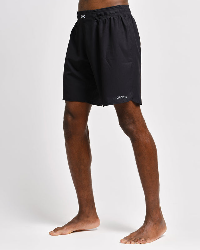 Caged MMA Shorts Tactical - Black