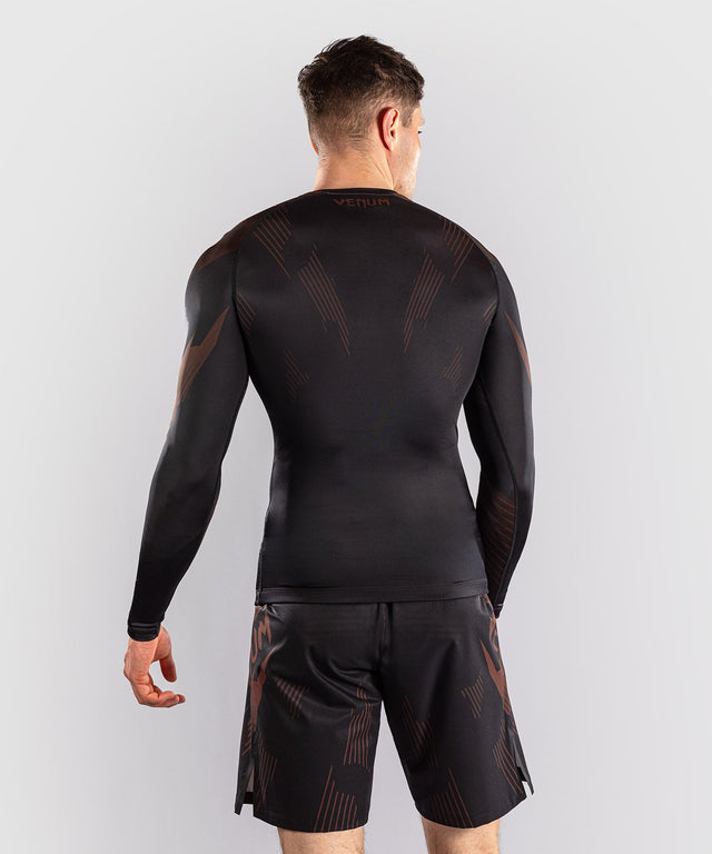Venum Rashguard No-Gi 6.0 Långärmad – Svart/Brun