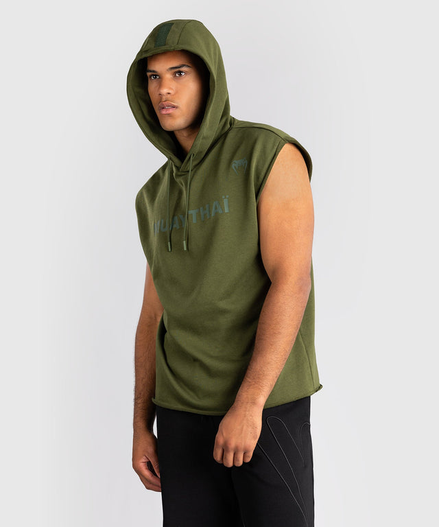 Sudadera sin mangas Venum Muay Thai VT – Verde Militar