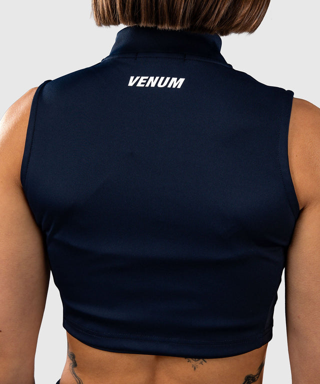 Venum Crop Top Sculpt Shape Femei - Albastru Marin