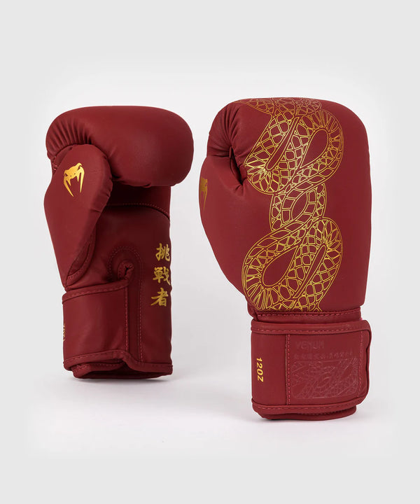 Mănuși de box Venum Serpenti – Burgundy