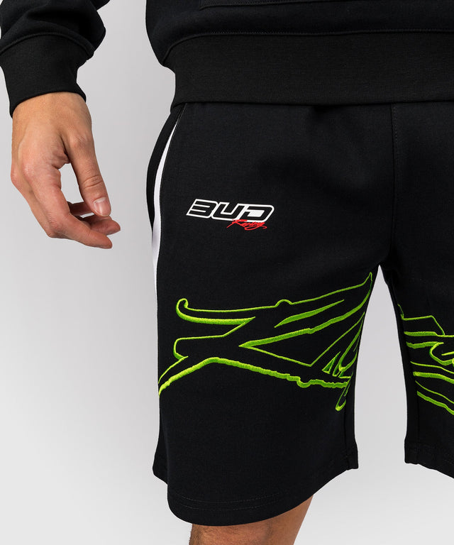 Venum x Bud Racing Shorts - Sort/Hvid/Limegrøn