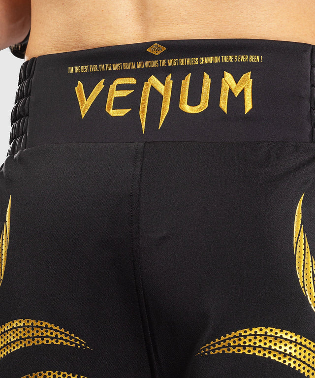 Pantalones de boxeo Venum x Mike Tyson Tiger – Negro/Oro