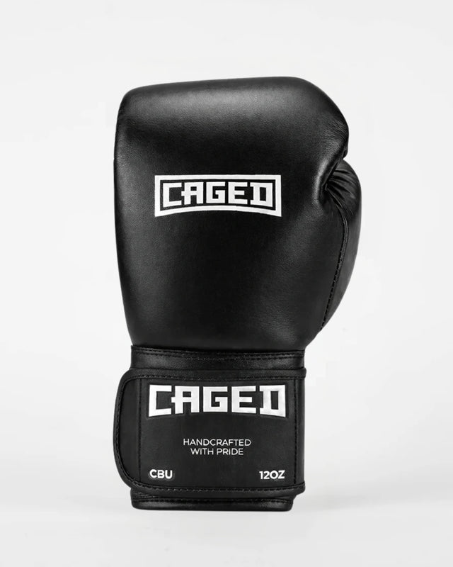 Caged Boxing Gloves 'X' Series - Black/White