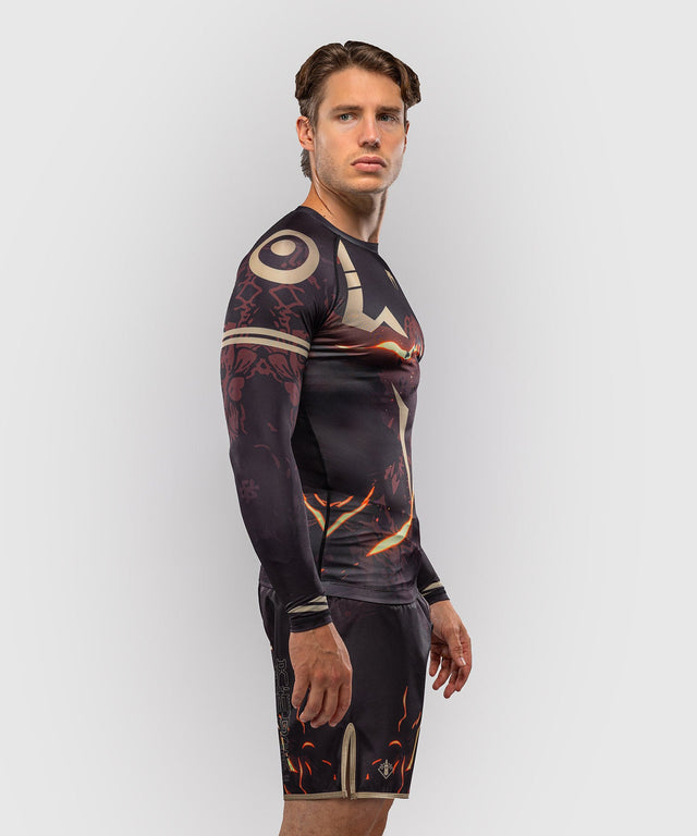 Venum Rashguard x Jujutsu Kaisen Sukuna Long Sleeves – Black/Beige