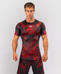 Venum Rashguard Crimson Viper 2.0 Short Sleeves – Black/Red
