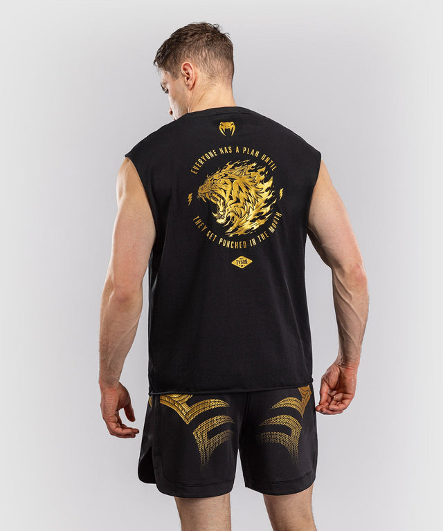 T-shirt Venum x Mike Tyson Tiger Senza Maniche – Nero/Oro