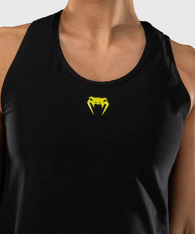Canotta Venum Lazer Dry Tech da donna – Nero/Giallo