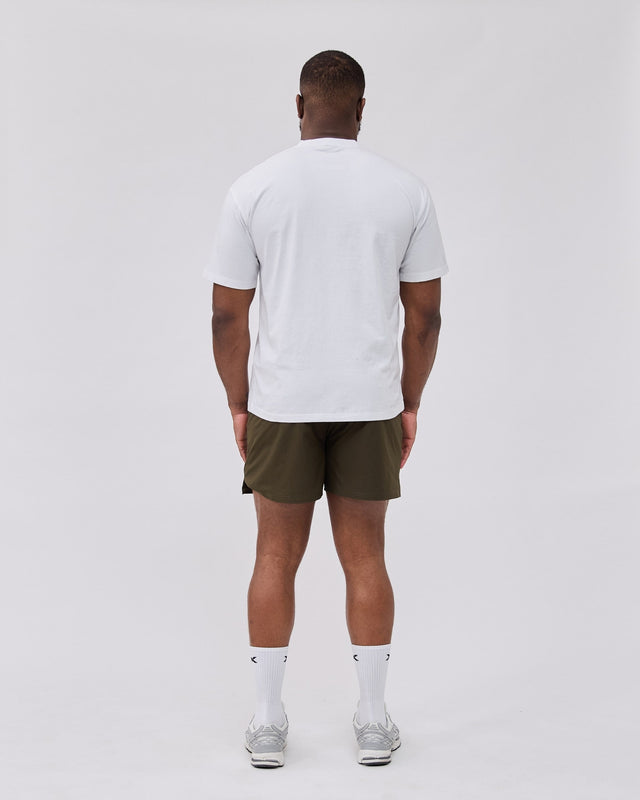 Caged Classic T-Shirt – Blanc