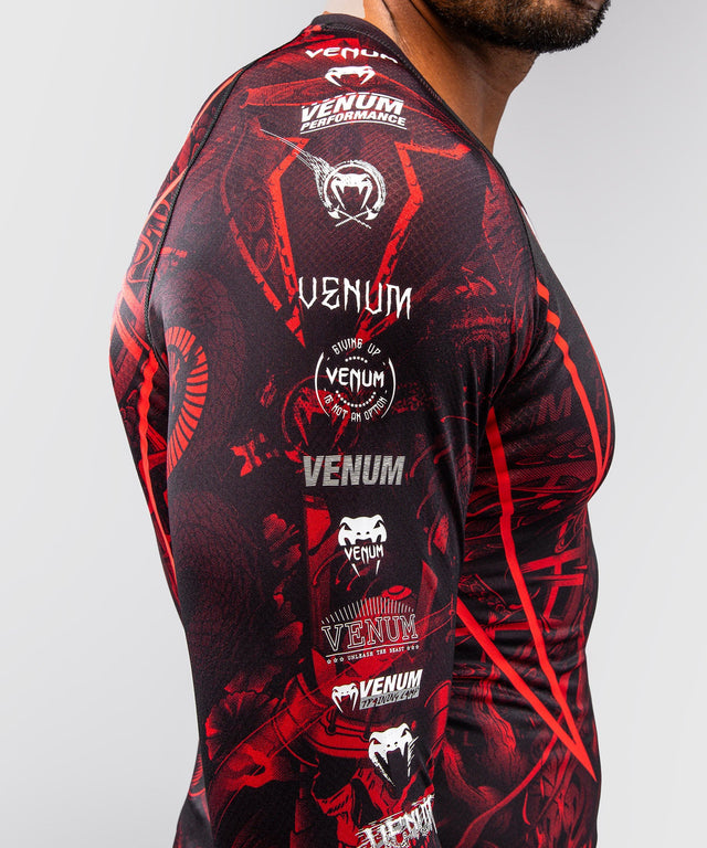Venum Rashguard 20th Anniversary Långärmad – Svart/Röd