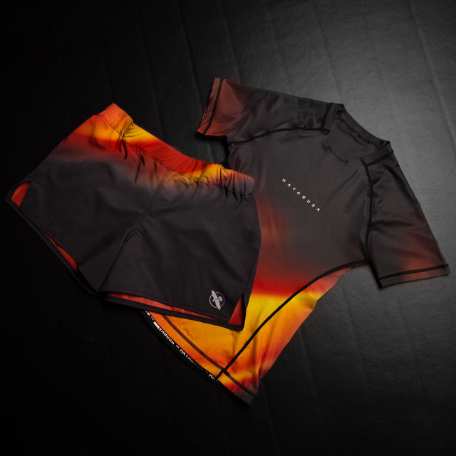 Rashguard Hayabusa Apex Nova Manga Corta Mujer – Naranja