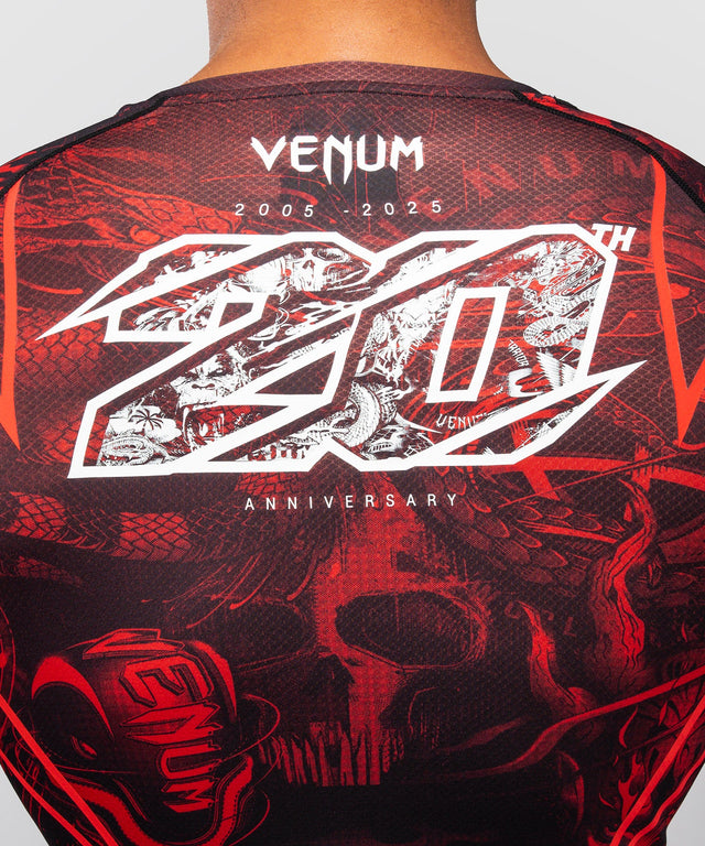 Venum Rashguard 20th Anniversary Långärmad – Svart/Röd