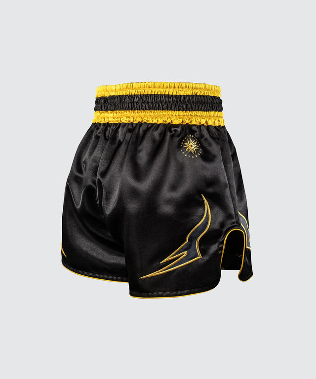Venum Calções de Muay Thai Bangkok Fury – Preto/Ouro