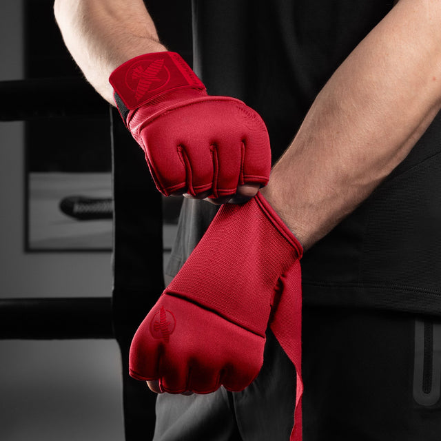 Bandes de boxe Hayabusa Deluxe Quick – Rouge