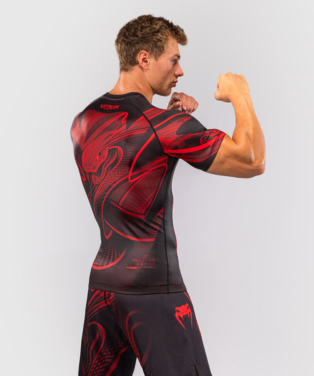 Venum Rashguard Crimson Viper 2.0 Short Sleeves – Black/Red