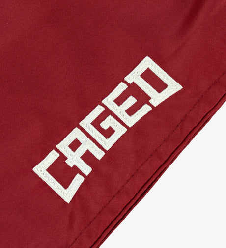 Caged Muay Thai Shorts Classic – Red/White Women