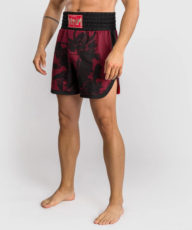 Venum x Assassin's Creed Shadows Boxing Shorts - Burgundy/Black