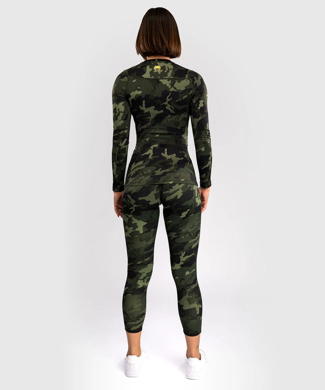 Rashguard Venum x Sophia Rose para mulher – Forest Camo