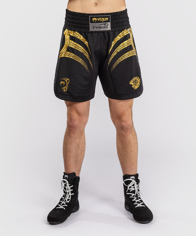 Pantalones de boxeo Venum x Mike Tyson Tiger – Negro/Oro