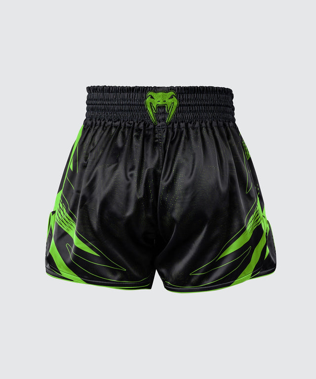 Calções de Muay Thai Venum Amazonia Reborn – Preto/Verde