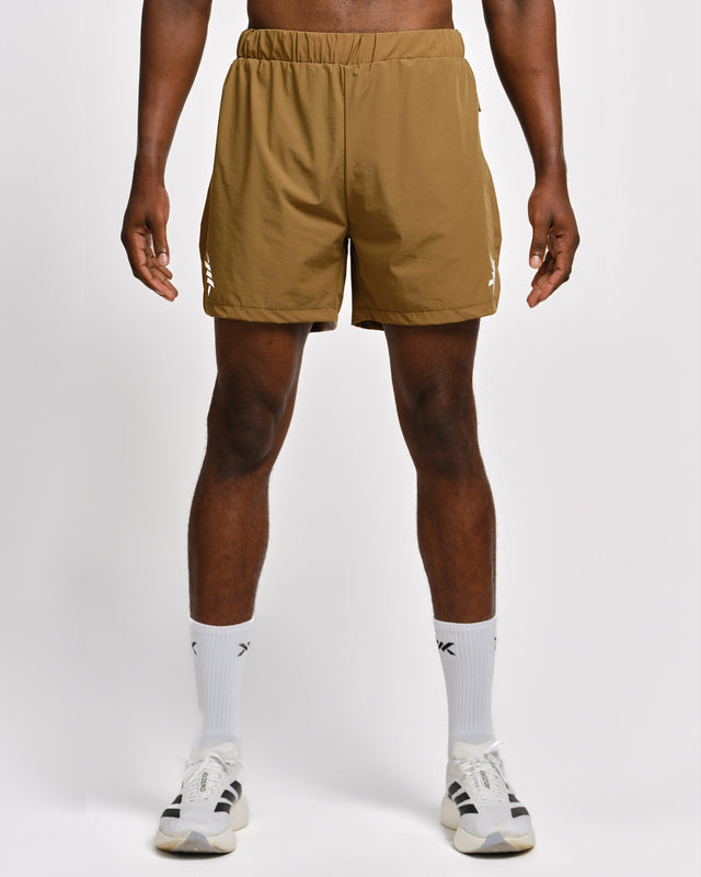 Caged Stride 2-in-1 Träningsshorts Olive – Herr