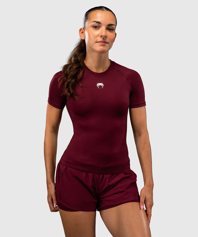 Rashguard Venum Aero XT Mangas Curtas – Ameixa