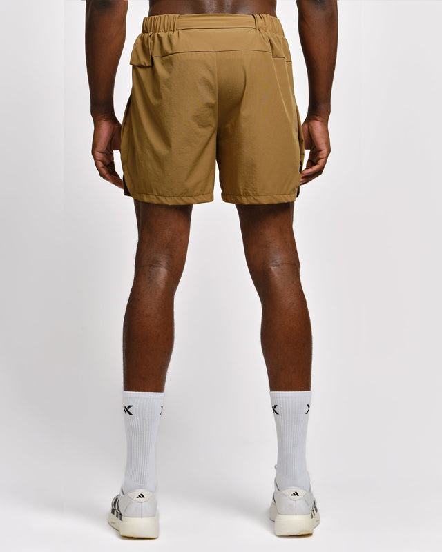 Caged Stride 2-in-1 Träningsshorts Olive – Herr