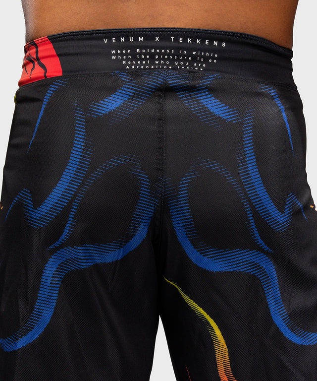 Venum MMA-Shorts x TEKKEN 8 Yoshimitsu – Schwarz/Orange