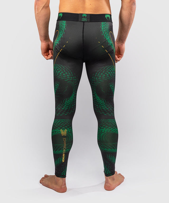 Mallas de compresión Venum Matupa – Negro/Verde/Oro